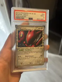 Scizor Prime HGSS Undaunted Holo Card 84/90 PSA 9 Mint 2010 Pokemon - Image 1