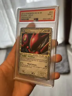 Scizor Prime HGSS Undaunted Holo Card 84/90 PSA 9 Mint 2010 Pokemon - Image 3