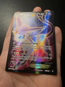 Espeon EX 117/122 Pokemon Breakpoint XY Full Art Ultra Rare Card - Image 3