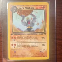 Pokemon Dark Machoke 40/82 Team Rocket Uncommon 1st edition English Card - Image 1