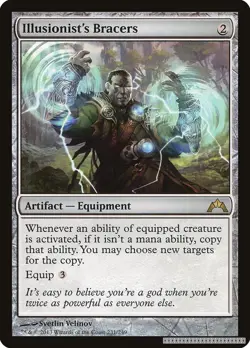 Illusionist's Bracers [GTC - 231] - DM [Normal] TCG MTG - Image 1