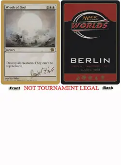Wrath of God (Daniel Zink - 2003) World Championship PLD Rare CARD ABUGames - Image 1