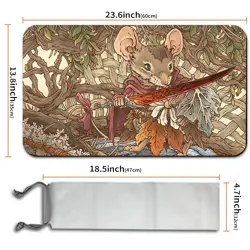 MABEL, HEIR TO CRAGFLAME - Magic The Gathering MTG Playmat TCG CCG MTG Playmat - Image 2