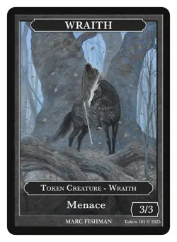 Wraith Token art by Magic Artist Marc Fishman MTG Magic Givememana - Image 1