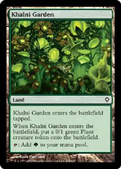 KHALNI GARDEN X4 4 4X Worldwake MTG Magic the Gathering Cards DJMagic - Image 1
