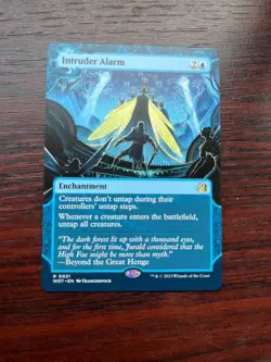 1x SHOWCASE INTRUDER ALARM - Commander - MTG - Magic the Gathering - Image 1