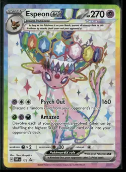 ✰ ESPEON EX - 175 SVP 175 PROMO SCARLET & VIOLET PROMO POKEMON ✰ NM/M - Image 2