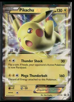 ✰ PIKACHU EX - XY174 XY174 PROMO XY PROMO POKEMON ✰ LP - Image 2
