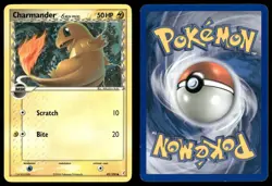 ✰ CHARMANDER Δ 49/100 COMMON CRYSTAL GUARDIANS POKEMON ✰ HP - Image 1