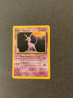 Pokemon TCG Espeon 20/75 Neo Discovery Regular Moderately Played - Image 1