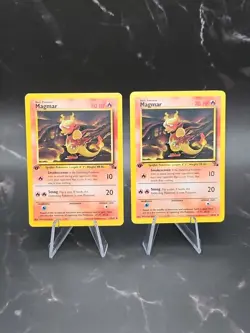 2x - Magmar 39/62 1st Edition Fossil Pokemon TCG WOTC NM MINTY 💎💎 - Image 1