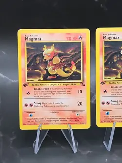 2x - Magmar 39/62 1st Edition Fossil Pokemon TCG WOTC NM MINTY 💎💎 - Image 2