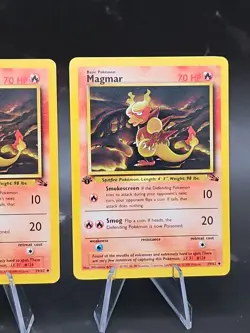 2x - Magmar 39/62 1st Edition Fossil Pokemon TCG WOTC NM MINTY 💎💎 - Image 3