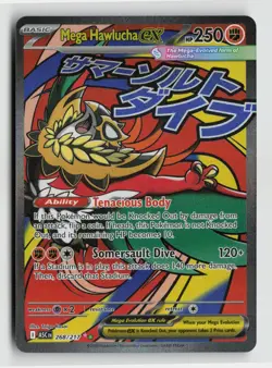 Pokemon - Mega Hawlucha ex - 268/217 ME: Ascended Heroes - Mega Attack Rare - NM - Image 1