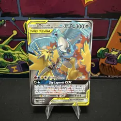 Pokemon Moltres & Zapdos & Articuno GX 66/68 Hidden Fates Ultra Rare Holo 300 HP - Image 1