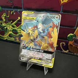 Pokemon Moltres & Zapdos & Articuno GX 66/68 Hidden Fates Ultra Rare Holo 300 HP - Image 3