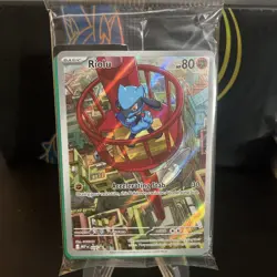 Pokemon TCG Riolu 010 ETB Promo Mega Evolutions SEALED Black Star Promo - Image 1