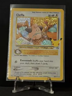 2021 Pokemon Celebrations Cleffa Holo Rare 20/111 25th Anniversary Set - Image 1