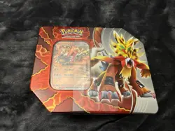 Pokemon TCG Gouging Fire EX Tin Paradox Destinies (Obsidian Temporal Twilight) - Image 1