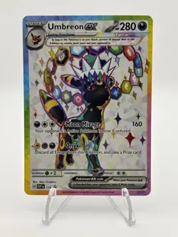 Umbreon EX SVP EN 176 Black Star Promo Full Art Pokemon - Image 1