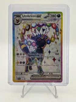 Umbreon EX SVP EN 176 Black Star Promo Full Art Pokemon - Image 3