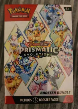 Pokemon TCG Scarlet & Violet Prismatic Evolutions Booster Bundle Sealed - Image 1