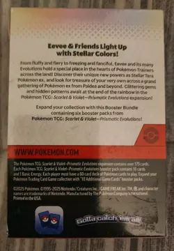 Pokemon TCG Scarlet & Violet Prismatic Evolutions Booster Bundle Sealed - Image 2