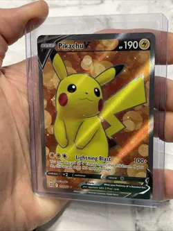 Pokemon 2022 Brilliant Stars Pikachu V Full Art 157/172 - NM Near Mint Pokemon - Image 2