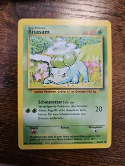 Pokemon Bisasam Deutsch Basis Set 44/102 LP - Image 1