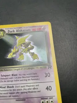 *1ST EDITION* Dark Alakazam 1/82 Team Rocket Holo Pokemon Card *99p No Reserve* - Image 2