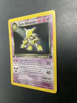 *1ST EDITION* Dark Alakazam 1/82 Team Rocket Holo Pokemon Card *99p No Reserve* - Image 3