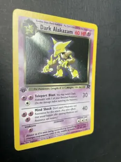 *1ST EDITION* Dark Alakazam 1/82 Team Rocket Holo Pokemon Card *99p No Reserve* - Image 4