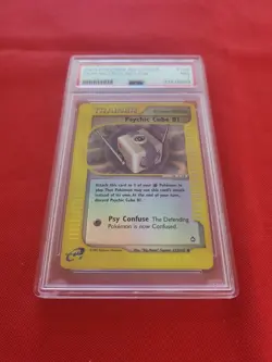 Pokemon: Psychic Cube 01 Aquapolis Reverse Holo #132/147 2003 - PSA 7 NM - D50 - Image 4