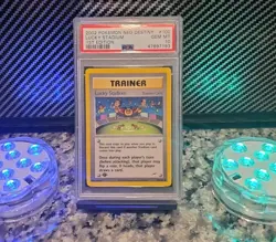 1st Edition Lucky Stadium PSA 10 GEM MINT #100 Neo Destiny POP 34 Pokemon 2002🔥 - Image 3