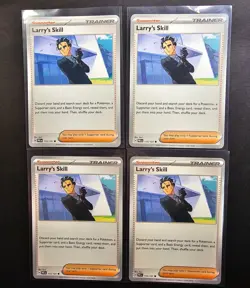 Larry's Skill 115/131 Common Playset 4X Prismatic Evolutions Pokemon TCG - Image 1
