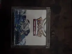 Pokemon Silver Tempest Booster Box Sealed with Acrylic Case - Image 1