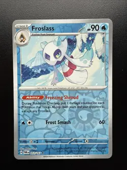 FREE SHIPPING Froslass 53/167 Pokemon SV Twilight Masquerade Reverse Holo - Image 1
