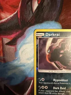 Pokemon TCG Darkrai 87/147 League Promo Sun & Moon Burning Shadows Pokemon LP - Image 2
