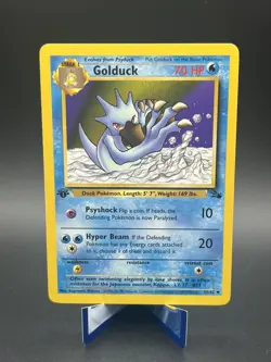 Pokemon Fossil 1st Edition Golduck 35/62 Non Holo - NM - Image 1