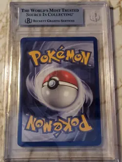 2000 Pokemon Gym Heroes 1st Edition Holo Misty's Seadra BGS Grade 9 Swirls - Image 4