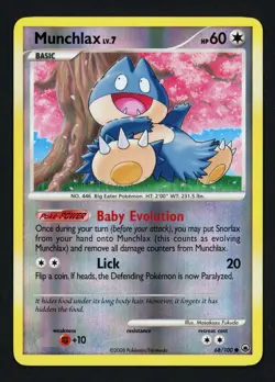 Munchlax 68/100 Majestic Dawn Reverse Common Pokemon TCG - Image 1