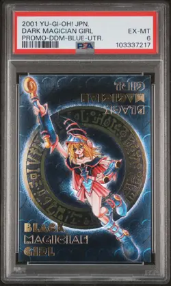 2001 YU-GI-OH! JPN PROMO DARK MAGICIAN GIRL PSA 6 - Image 1