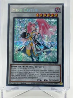 Yugioh! Mind Castlin - MP24-EN149 - Prismatic Secret Rare - 1st Edition NM - Image 1