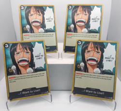 ...I Want to Live!! Playset - EB01-050 x4 - Memorial Collection - One Piece TCG - Image 1