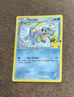 Totodile 18/25 McDonalds 2021 Holo Pokemon Card - Image 1