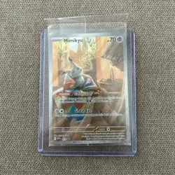 Pokemon TCG Mimikyu Scarlet & Violet SVP 075 Holo Promo Card Sealed, Near Mint - Image 1