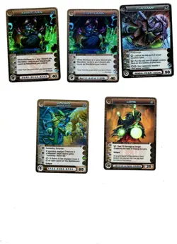 Chaotic lot #080. Lot of 5 Super Rare creature cards. Danian M'arrillian - Image 1