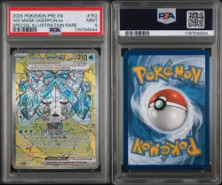 PSA 9 Wellspring Mask Ogerpon EX 152/131 Pokemon Prismatic Evolutions Mint - Image 3