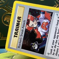 Pokemon 1st edition Rocket's Sneak Attack Trainer Card Holo Rare 16/82 Holo NM - Image 3
