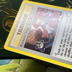 Pokemon 1st edition Rocket's Sneak Attack Trainer Card Holo Rare 16/82 Holo NM - Image 5